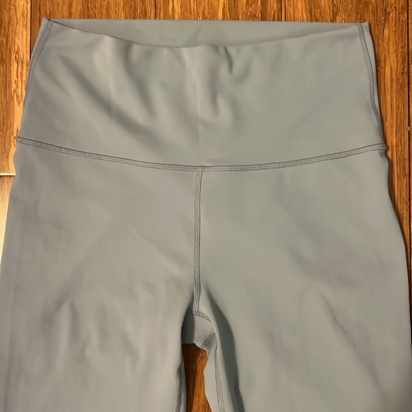 Fabletics PureLuxe High-Waisted Flare Leggings, Raincloud, Sz. M, EUC - Picture 4 of 13